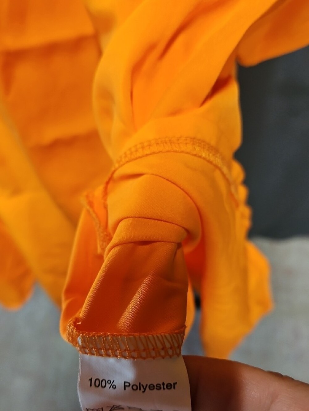 Unbranded Orange Button Up - Picture 5 of 5